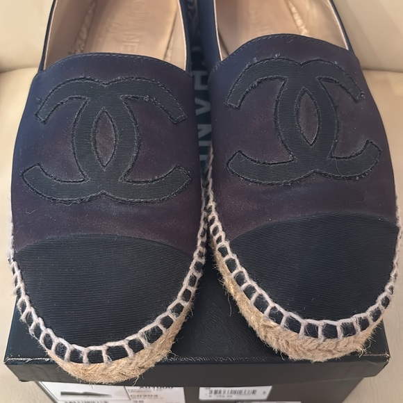 Chanel espadrilles size 38 dark blue - Picture 6 of 11